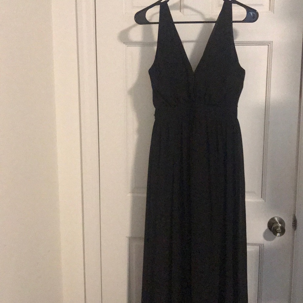 Deep plunge dress